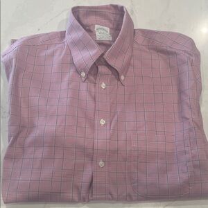 Brooks Brothers Pink Check Button-Down Shirt